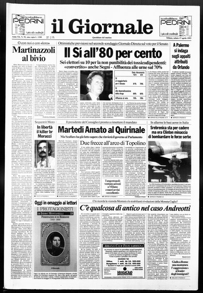 Il giornale : quotidiano del mattino